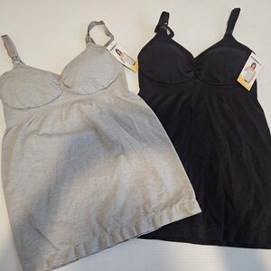 NWT‎ Lot of 3 Maternity Nursing Camis size Med